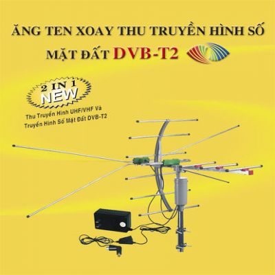 ANGTEN DVB- T2 XOAY 360 ĐỘ