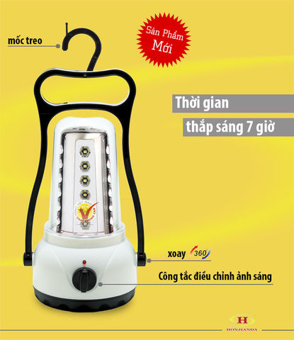 ĐÈN SẠC ĐỂ BÀN 720 LED