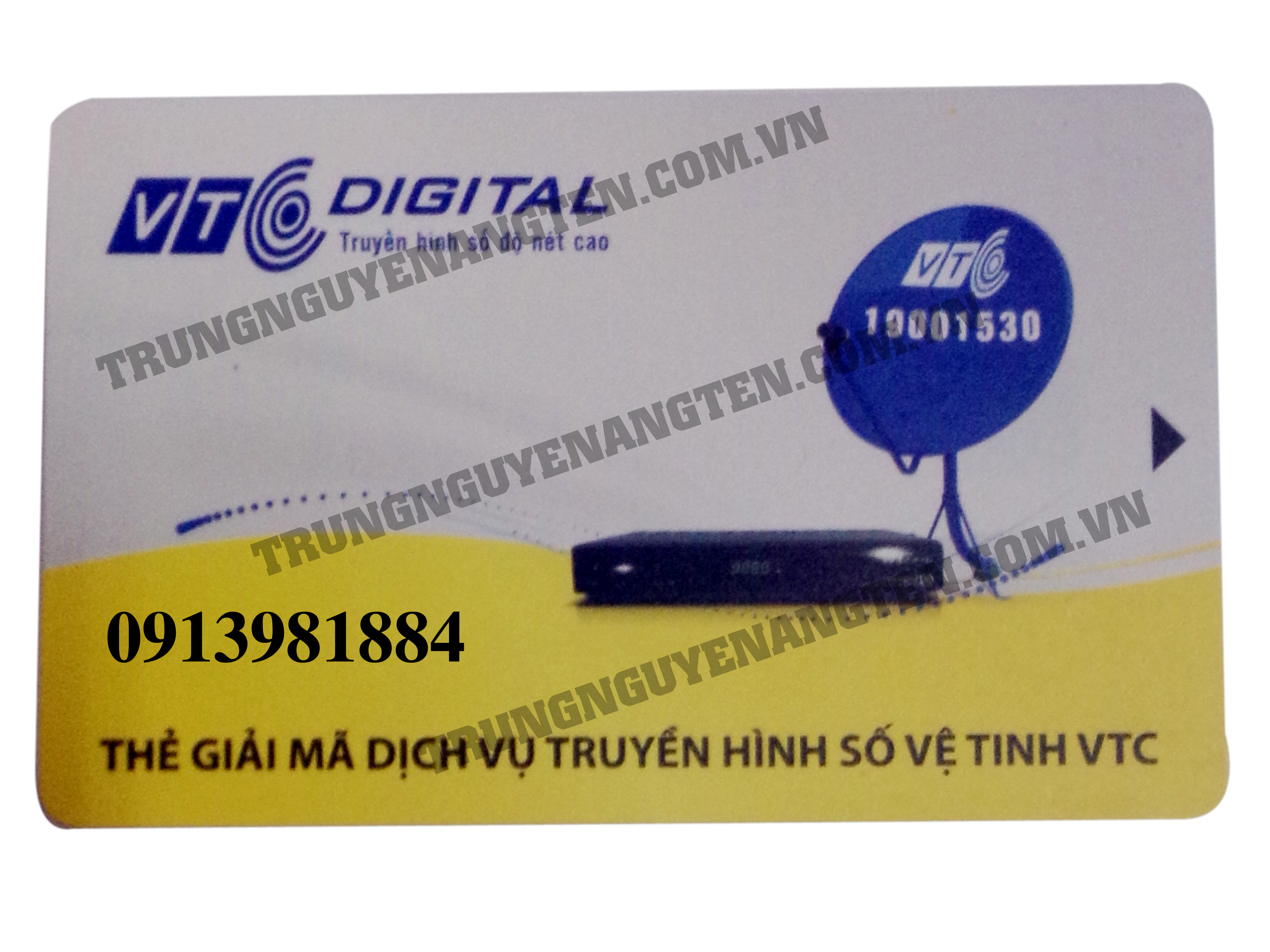 PHÔI THẺ VTC-SH9 MẶT TRÊN