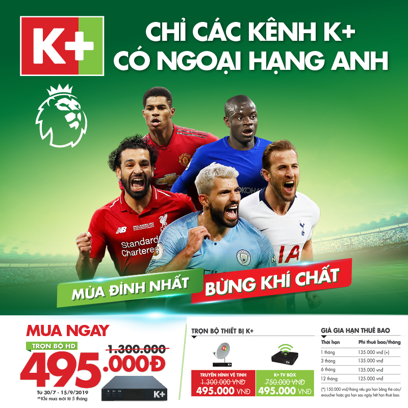 CHƯƠNG TRÌNH KHUYẾN MẠI CỦA K+ ÁP DỤNG TỪ NGÀY 30/7-15/9/2019